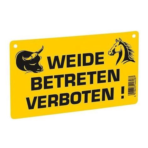 AKO, AKO Warnschild – Weide betreten verboten!