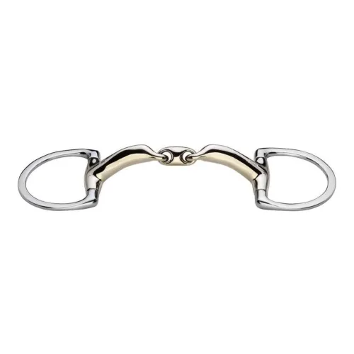 Sprenger D-Ringtrense novocontact doppelt gebr. Sensogan - 16mm Gebisslängegrösse: 11.5 cm