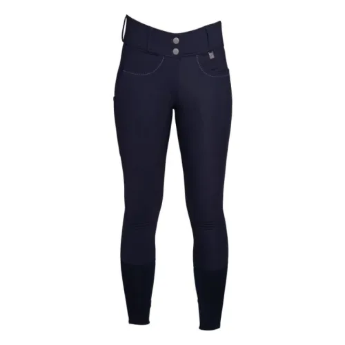 HKM Reithose Arezzo Silikon-Vollbesatz - Dunkelblau -  Grösse: 36