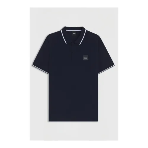 BOSS Equestrian Poloshirt Pam Patch Herren - Sky Captain -  Grösse: M, Farbe: Sky Captain