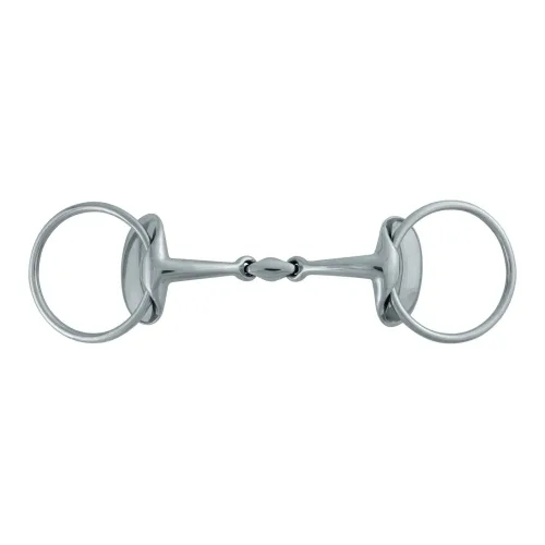 Stübben Silver Wings Trense Wassertrense doppelt gebrochen Stärke: 14 mm, Gebisslängegrösse: 12.5 cm