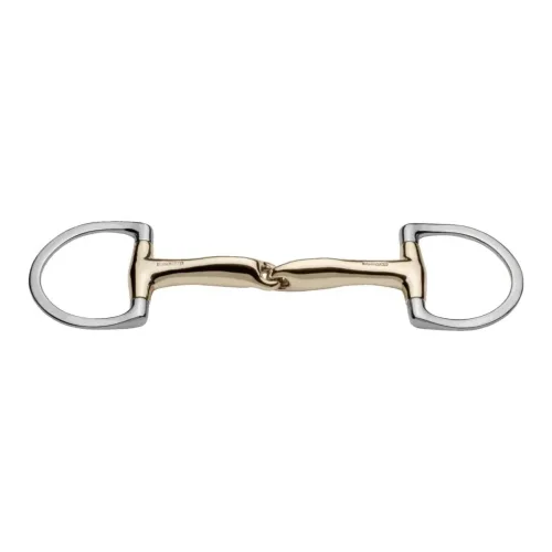 Sprenger Olivenkopfgebiss novocontact mit D-förmigem Ring einfach gebrochen - Sensogan 14mm Gebisslängegrösse: 13.5 cm