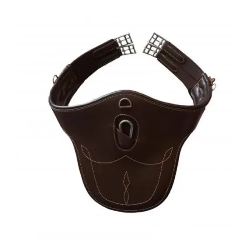 Kentucky Stollengurt - braun Farbe: Braun, Sattelgurtlänge: 130 cm