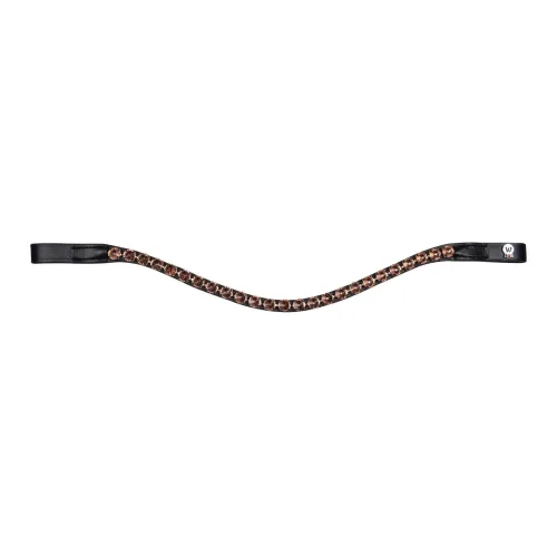 Stirnband Boost X-Line - Schwarz/Roségold -  Grösse: Pony, Farbe: Schwarz/Roségold