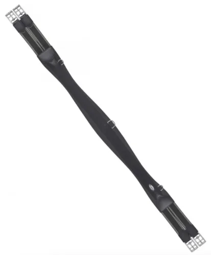 Prestige Sattelgurt mit Elastikzug - tabakbraun Farbe: Tabakbraun, Sattelgurtlänge: 145 cm