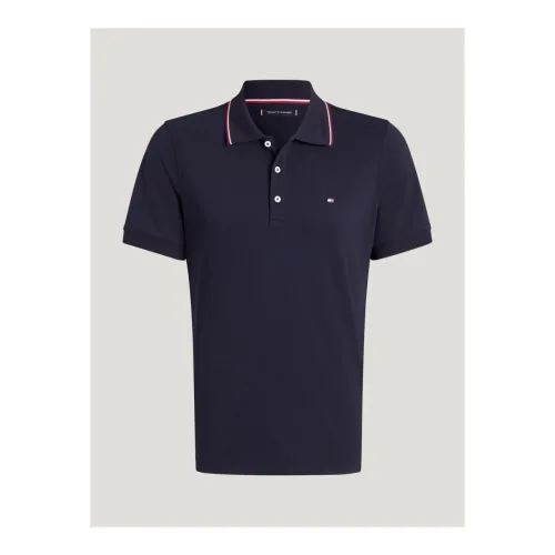 Tommy Hilfiger Equestrian Poloshirt Harrison Herren - Desert Sky -  Farbe: Desert Sky, Grösse Bekleidung Herren: L