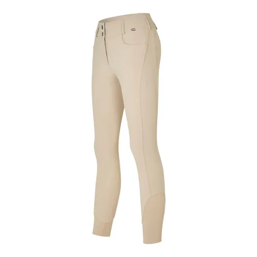 Kingsland Reithose Kira H Shape Vollgrip Damen - Beige Cobblestone -  Farbe: Beige Cobblestone, Grösse Bekleidung Damen: 40