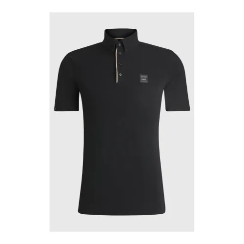 BOSS Equestrian Trainingsshirt Matt Herren - Stripes Black -  Farbe: Stripes Black, Grösse Bekleidung Herren: XXL