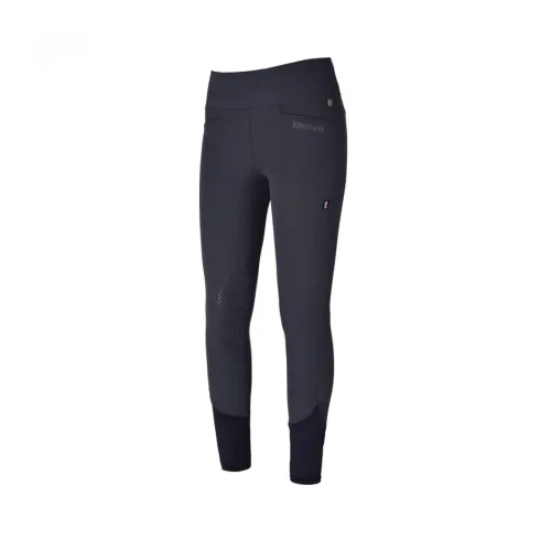 Kingsland Reitleggings KLKatja Classic Kniegrip Damen - grau Farbe: Grau, Grösse Bekleidung Damen: 34