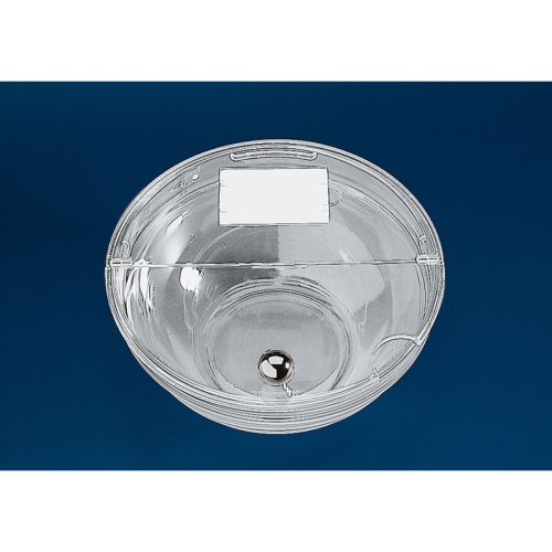 APS Schutzdeckel Lou mit Aussparung; 14.5x14.5x14.5x1.5 cm (LxBxØxH); transparent; rund