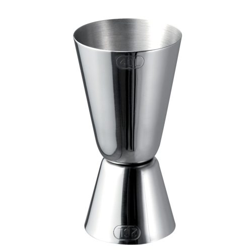 APS Barmass, Edelstahl, doppelkegel; 40 ml, 4x8.5 cm (ØxH); silber