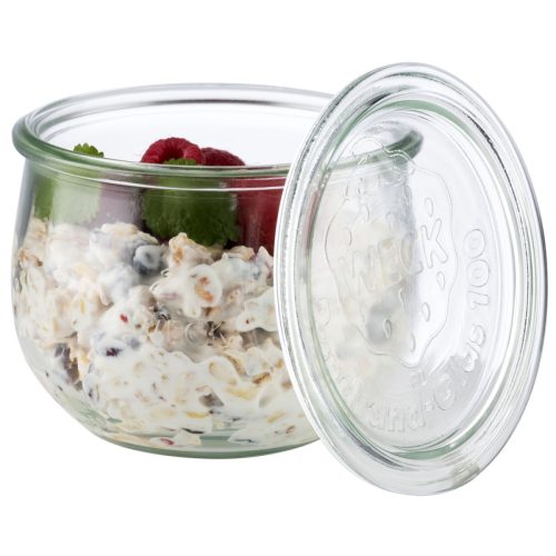 APS Weck-Glas Tulpenform mit Deckel 6er Set; 580 ml, 11x9 cm (ØxH); transparent; rund; 6 Stück / Pack