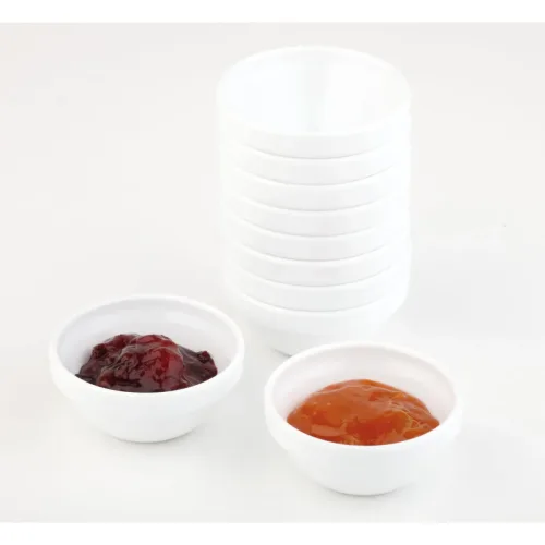 APS Dip-Schälchen Casual; 50 ml, 7.5x3.5 cm (ØxH); weiss; rund; 24 Stück / Pack
