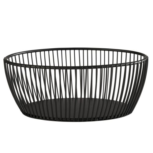 APS Korb Svart eckig; 20x15x8 cm (LxBxH); schwarz; oval
