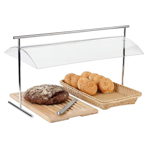 APS Hygieneschutz Albegna; 82x42x45 cm (LxBxH); transparent/silber; rechteckig