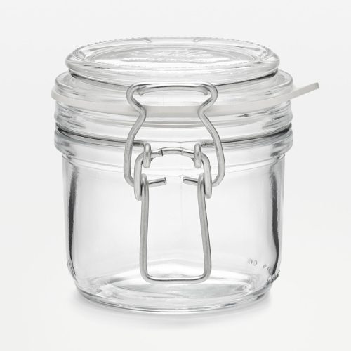 Bormioli Rocco Bügelverschlussglas Fido Terrina; 200 ml, 8.3x8.2 cm (ØxH); transparent; rund; 6 Stück / Pack