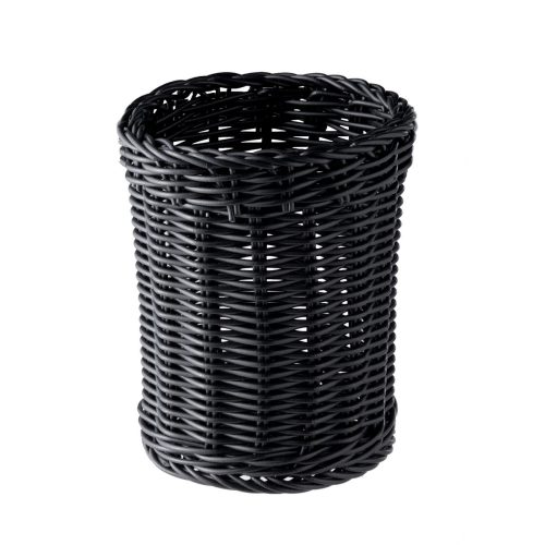 APS Besteck-Korb  Economic rund; 12x15 cm (ØxH); schwarz