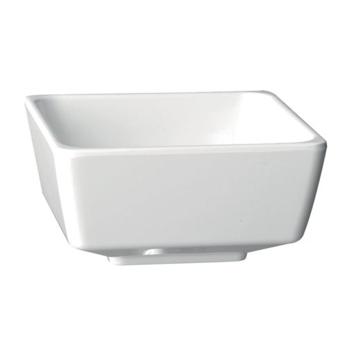 APS Schale FLOAT, Melamin, eckig; 500 ml, 12.5x12.5x6 cm (LxBxH); weiss; quadratisch