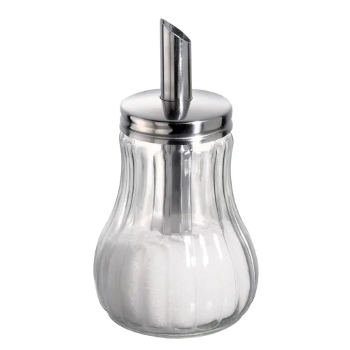 APS Zuckerdosierer; 250 ml, 8x15 cm (ØxH); silber/transparent; rund