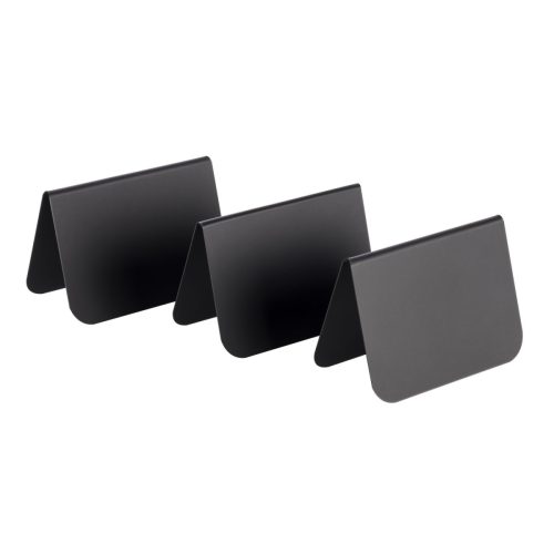 APS Tischaufsteller, 10er Set ; 7.5x3.5x5 cm (LxBxH); schwarz