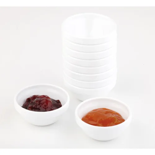 APS Dip-Schälchen Casual; 20 ml, 6x2.5 cm (ØxH); weiss; rund