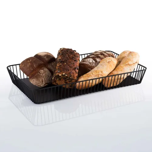 APS GN 1/1 Korb URBAN; GN 1/1, 53x32.5x7.5 cm (LxBxH); schwarz; rechteckig