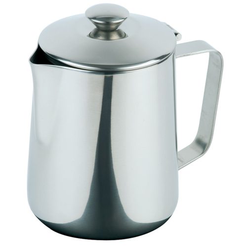APS Kaffeekanne/Teekanne, mit Klappdeckel, Edelstahl; 350 ml, 8x11 cm (ØxH); silber; rund