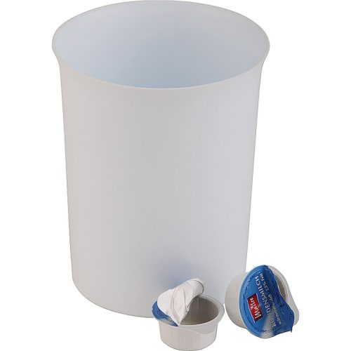 APS Tischrestebehälter; 900 ml, 11x14 cm (ØxH); weiss; rund
