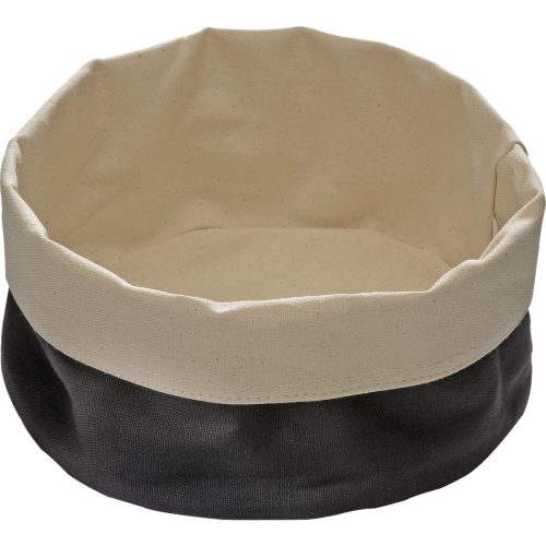APS Brottasche, Baumwolle; 17x8 cm (ØxH); schwarz; rund