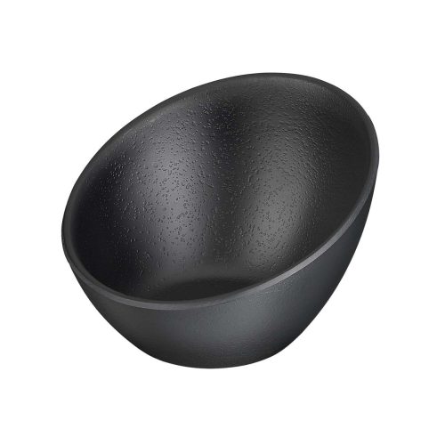APS Schale ZEN, Melamin, schräg; 150 ml, 12.5x8.5 cm (ØxH); schwarz; rund