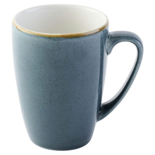 Churchill Kaffee-Obertasse Stonecast Blueberry; 340 ml, 8x11 cm (ØxH); blau/braun; 12 Stück / Pack
