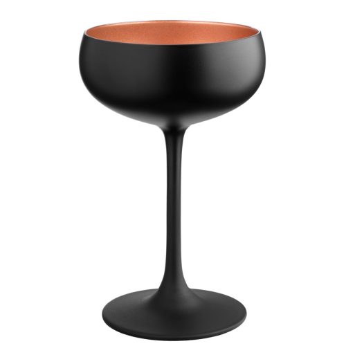 VEGA Champagnerschale Joleen; 220 ml, 9x15.1 cm (ØxH); schwarz/kupfer; 6 Stück / Pack