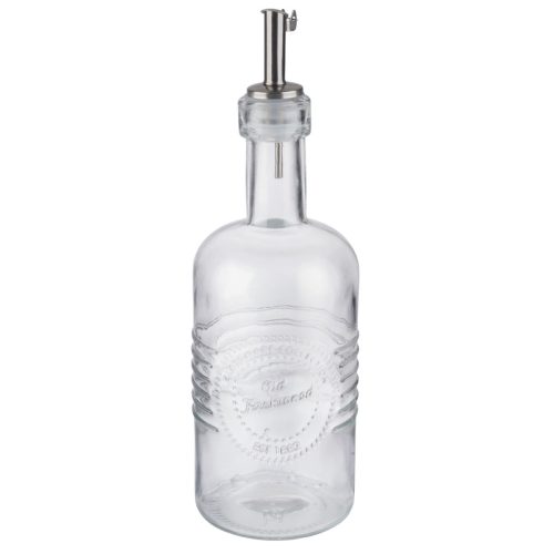 APS Essig- & Ölflasche, 350 ml; 350 ml, 7x22 cm (ØxH); edelstahl/transparent