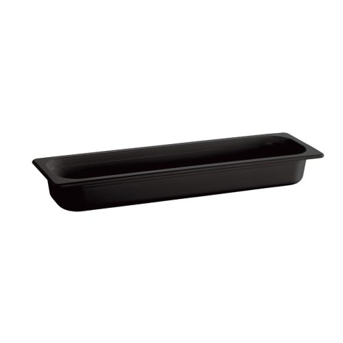 APS GN 1/4 Behälter ECO LINE, Melamin; GN 2/4, 3000 ml, 53x16.2x6.5 cm (LxBxT); schwarz