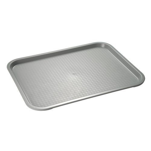APS Tablett FAST FOOD, Polypropylen; 27x35x2 cm (LxBxH); grau; rechteckig