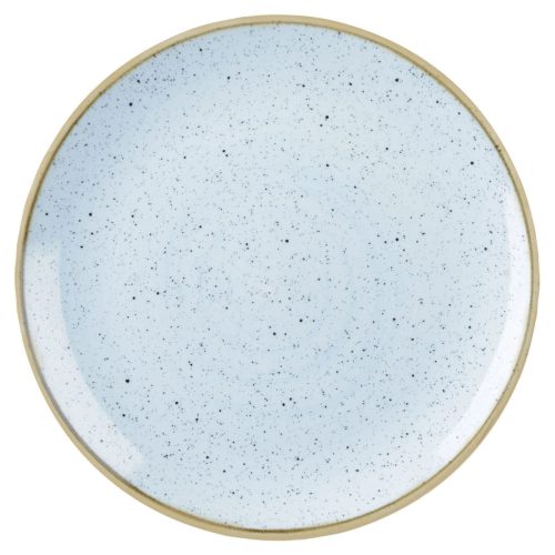 Churchill Teller flach Stonecast Duck Egg Coupe; 21.7 cm (Ø); hellblau/braun; rund; 12 Stück / Pack