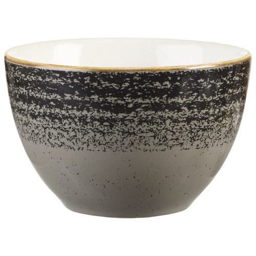 Churchill Zuckerdose Studio Prints Charcoal Black; 227 ml, 9.8x6.2 cm (ØxH); schwarz; 12 Stück / Pack