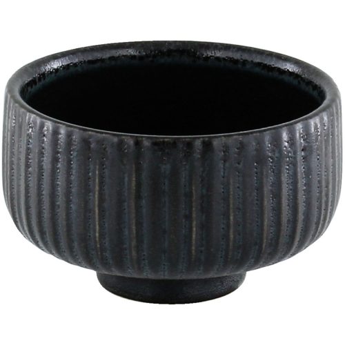 Playground Schälchen Nara Relief; 120 ml, 8x5 cm (ØxH); schwarz; 12 Stück / Pack