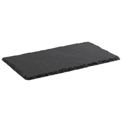 APS GN 2/4 Naturschieferplatte MORRA; GN 1/3, 32.5x17.6x0.7 cm (LxBxH); schwarz; rechteckig