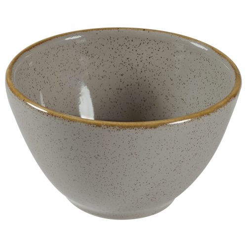 Churchill Schale tief Stonecast Peppercorn; 240 ml, 10.2 cm (Ø); grau/braun; rund; 12 Stück / Pack