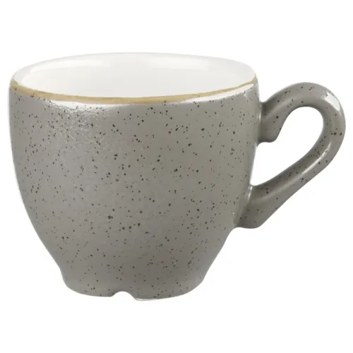 Churchill, Stonecast Peppercorn Grey Espressotasse 10cl