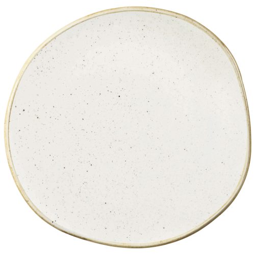 Churchill Teller flach Stonecast Barley White organisch; 18.6 cm (B); weiss/braun; organisch; 12 Stück / Pack