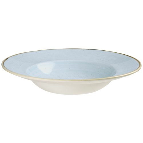 Churchill Teller tief Stonecast Duck Egg; 284 ml, 24x3.7 cm (ØxH); hellblau/braun; rund; 12 Stück / Pack