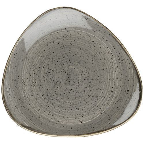 Churchill Teller Stonecast Peppercorn dreieckig; 26.5 cm (B); grau/braun; dreieckig; 12 Stück / Pack