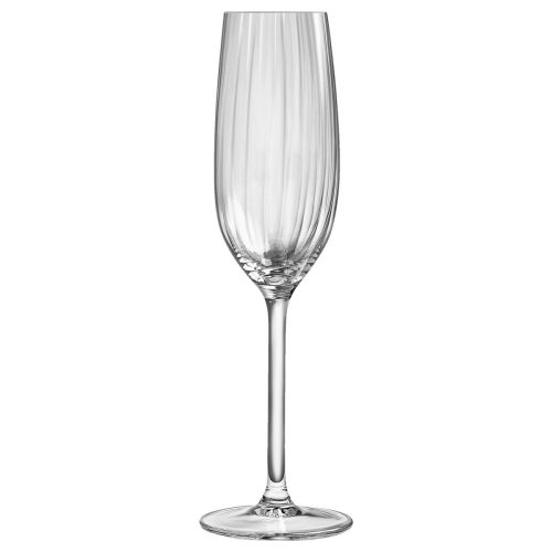 royal leerdam Sektglas Adora mit Rillen; 215 ml, 4.7x22.9 cm (ØxH); transparent; 6 Stück / Pack