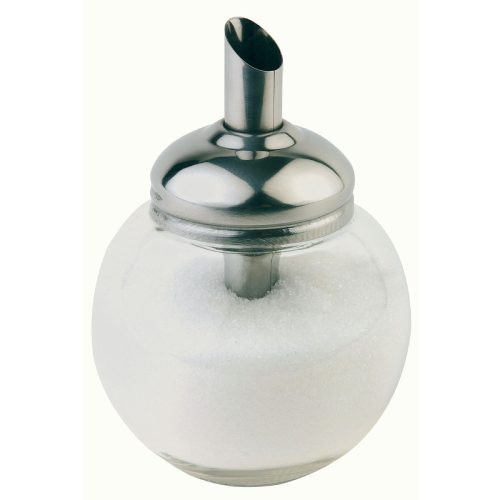 APS Zuckerdosierer; 150 ml, 8.5x12 cm (ØxH); silber/transparent; rund