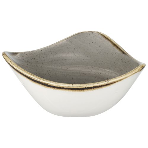 Churchill Bowl Stonecast Peppercorn dreieckig; 260 ml, 15.3 cm (B); grau/braun; dreieckig; 12 Stück / Pack