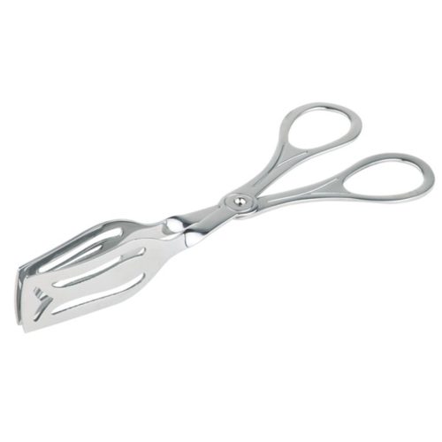 APS Gebäckzange; 19.5x7.5x3 cm (LxBxH); silber