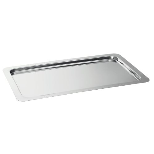 APS Tablett eckig; 53x32.5x2 cm (LxBxH); silber; rechteckig