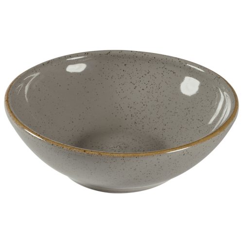 Churchill Bowl Stonecast Peppercorn oval; 260 ml, 13 cm (Ø); grau/braun; rund; 12 Stück / Pack